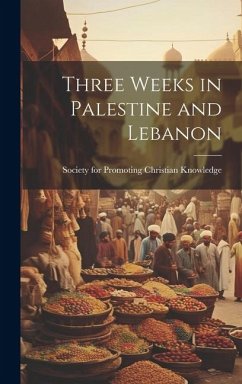 Cover Three Weeks in Palestine and Lebanon