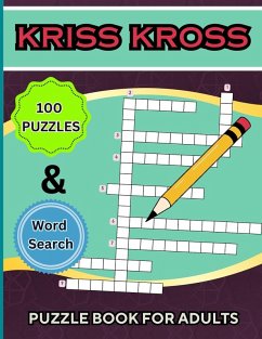 Cover Kriss Kross Puzzle Book +Word Search for Adults