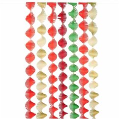Krepp Girlanden, Weihnachtsmix, FSC MIX
