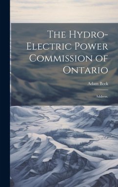 Cover The Hydro-Electric Power Commission of Ontario: Address.