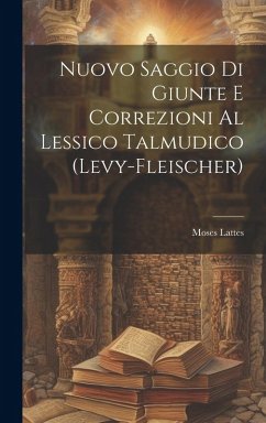 Cover Nuovo Saggio Di Giunte E Correzioni Al Lessico Talmudico (Levy-Fleischer)