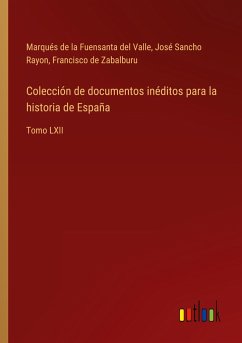 Colección de documentos inéditos para la historia de España