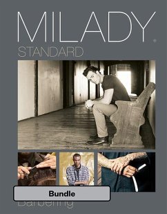 Cover Bundle: Milady Standard Barbering, 6th + Student Workbook + Exam Review