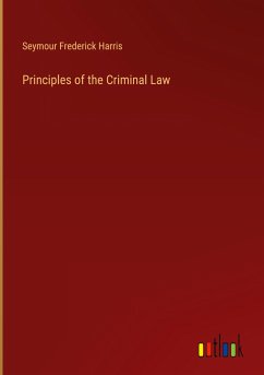 Principles of the Criminal Law