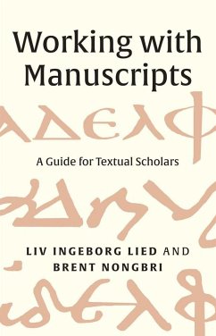 Cover Working with Manuscripts