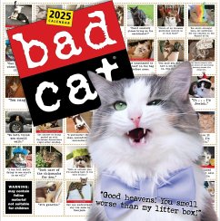 Bad Cat Wall Calendar 2025 - Prichett, Harry; Battles, Rob; Rosen, Richard D