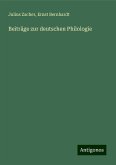 Beiträge zur deutschen Philologie