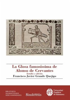Cover La Glosa famosíssima de Alonso de Cervantes