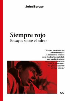 Cover Siempre rojo Ensayos sobre el mirar