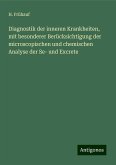 Diagnostik der inneren Krankheiten, mit besonderer Berücksichtigung der microscopischen und chemischen Analyse der Se- und Excrete