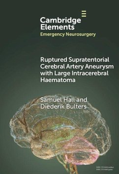 Cover Ruptured Supratentorial Cerebral Artery Aneurysm with Large Intracerebral Haematoma
