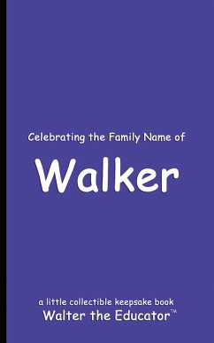 Cover Celebrating the Family Name of Walker