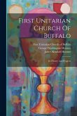 First Unitarian Church Of Buffalo: Its History And Progress