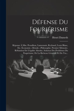 Cover Défense Du Fouriérisme