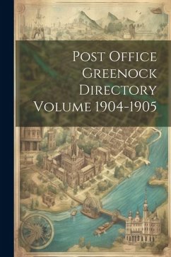 Cover Post Office Greenock Directory Volume 1904-1905