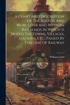 A Chart And Description Of The Boston And Worcester And Western Railroads In Which Is Noted The Towns, Villages, Stations, Etc., Passed By This Line O - Guild, William