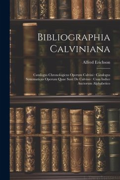 Cover Bibliographia Calviniana