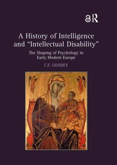 Cover A History of Intelligence and 'Intellectual Disability'