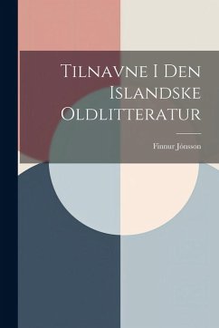 Cover Tilnavne I Den Islandske Oldlitteratur