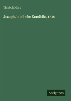 Cover Joseph, biblische Komödie, 1540