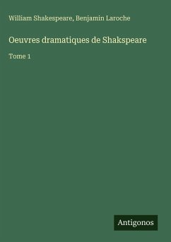 Cover Oeuvres dramatiques de Shakspeare
