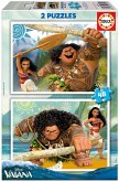 Educa - Disney - Vaiana - Puzzle 2x48 Teile