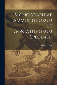 Cover Monographiae Ammoniteorum Et Goniatiteorum Specimen