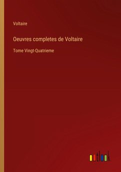 Cover Oeuvres completes de Voltaire