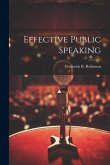 Effective Public Speaking