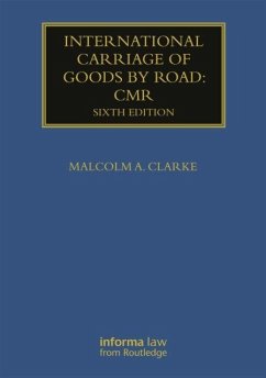 Cover International Carriage of Goods by Road: CMR