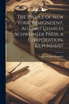 Cover The People of New York, Respondent, Against Charles Schweinler Press, a Corporation, Defendant