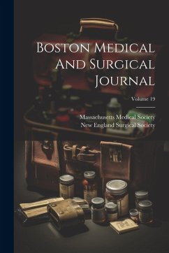 Cover Boston Medical And Surgical Journal; Volume 19