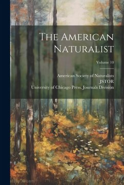 Cover The American Naturalist; Volume 10
