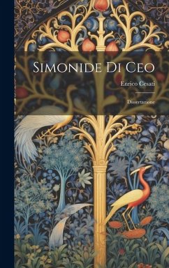 Cover Simonide Di Ceo: Dissertazione