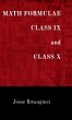 MATH FORMULAE CLASS IX and CLASS X - Bild 1