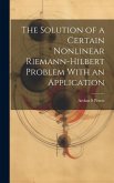 The Solution of a Certain Nonlinear Riemann-Hilbert Problem With an Application