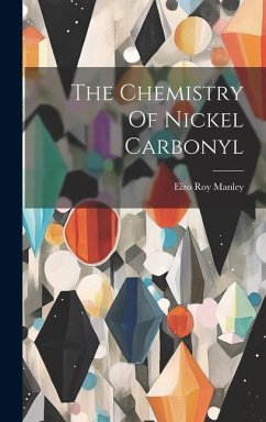 Cover The Chemistry Of Nickel Carbonyl