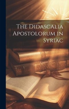 Cover The Didascalia Apostolorum in Syriac