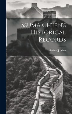 Cover Ssuma Ch'ien's Historical Records
