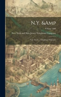 Cover N.Y. & N.J. Tel. Co. Telephone Directory; Volume 1888