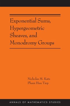 Exponential Sums, Hypergeometric Sheaves, and Monodromy Groups - Katz, Nicholas M.; Tiep, Pham Huu