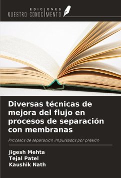 Diversas técnicas de mejora del flujo en procesos de separación con membranas - Mehta, Jigesh; Patel, Tejal; Nath, Kaushik