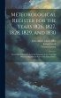 Meteorological Register for the Years... - Bild 1