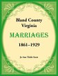 Bland County, Virginia Marriages,... - Bild 1