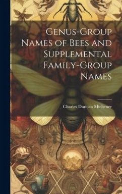 Cover Genus-group Names of Bees and Supplemental Family-group Names