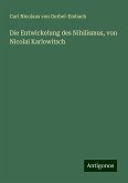 Die Entwickelung des Nihilismus, von Nicolai Karlowitsch