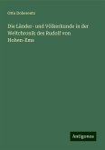 Die Länder- und Völkerkunde in der Weltchronik des Rudolf von Hohen-Ems