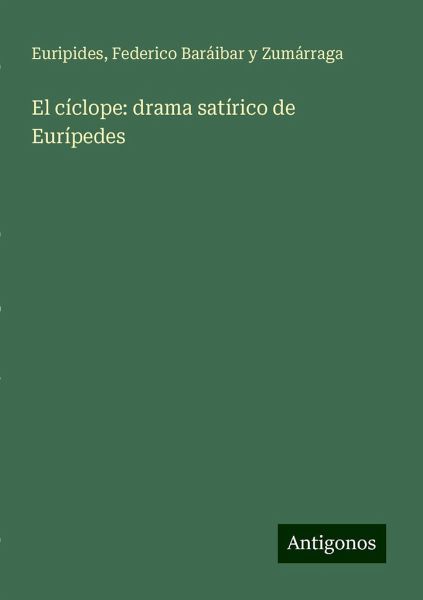 El cíclope: drama satírico de Eurípedes