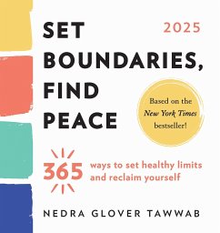 Cover 2025 Set Boundaries, Find Peace Boxed Calendar