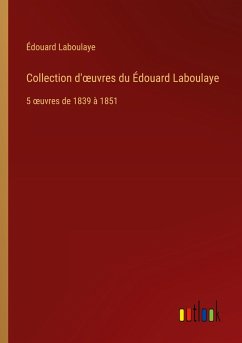 Cover ¿ollection d'¿uvres du Édouard Laboulaye